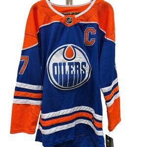 New Men’s Edmonton Oilers Connor McDavid Fanatics Royal Home Premium Jersey